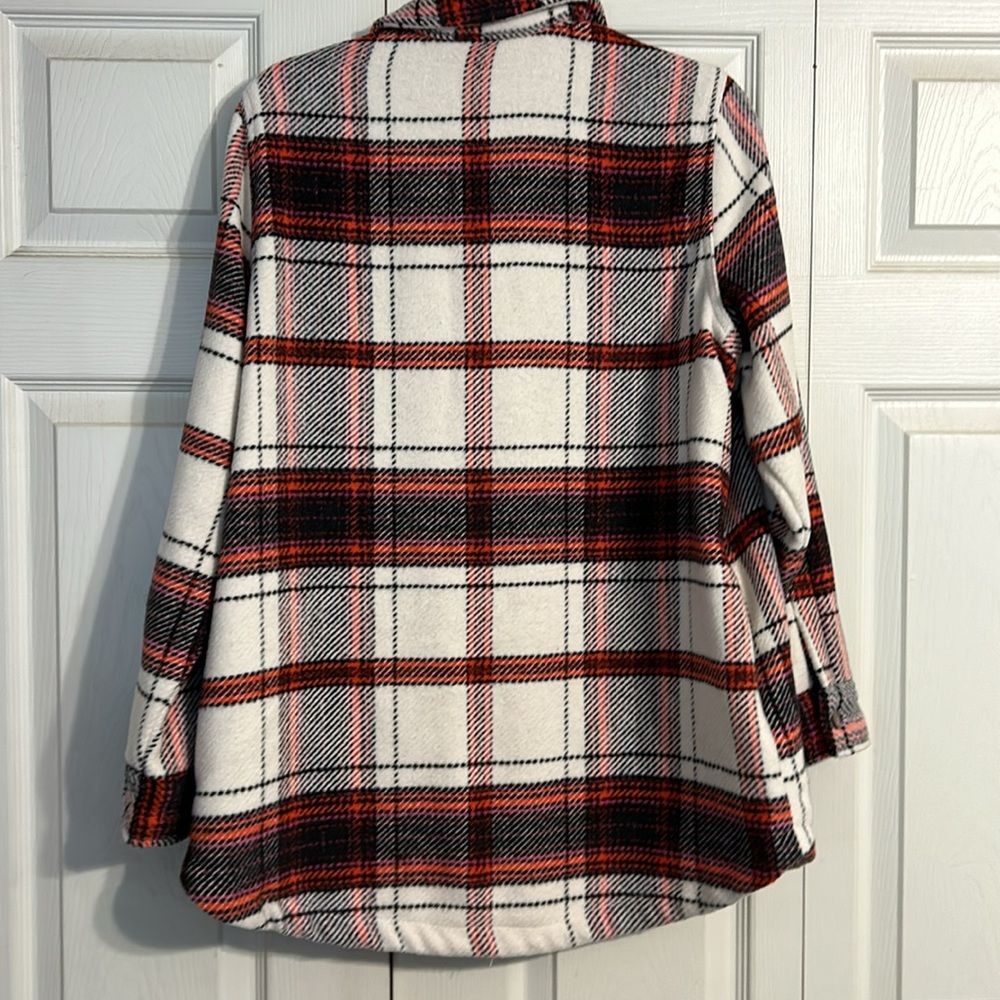 Universal Thread Size Medium Jacket Shacket White… - image 5